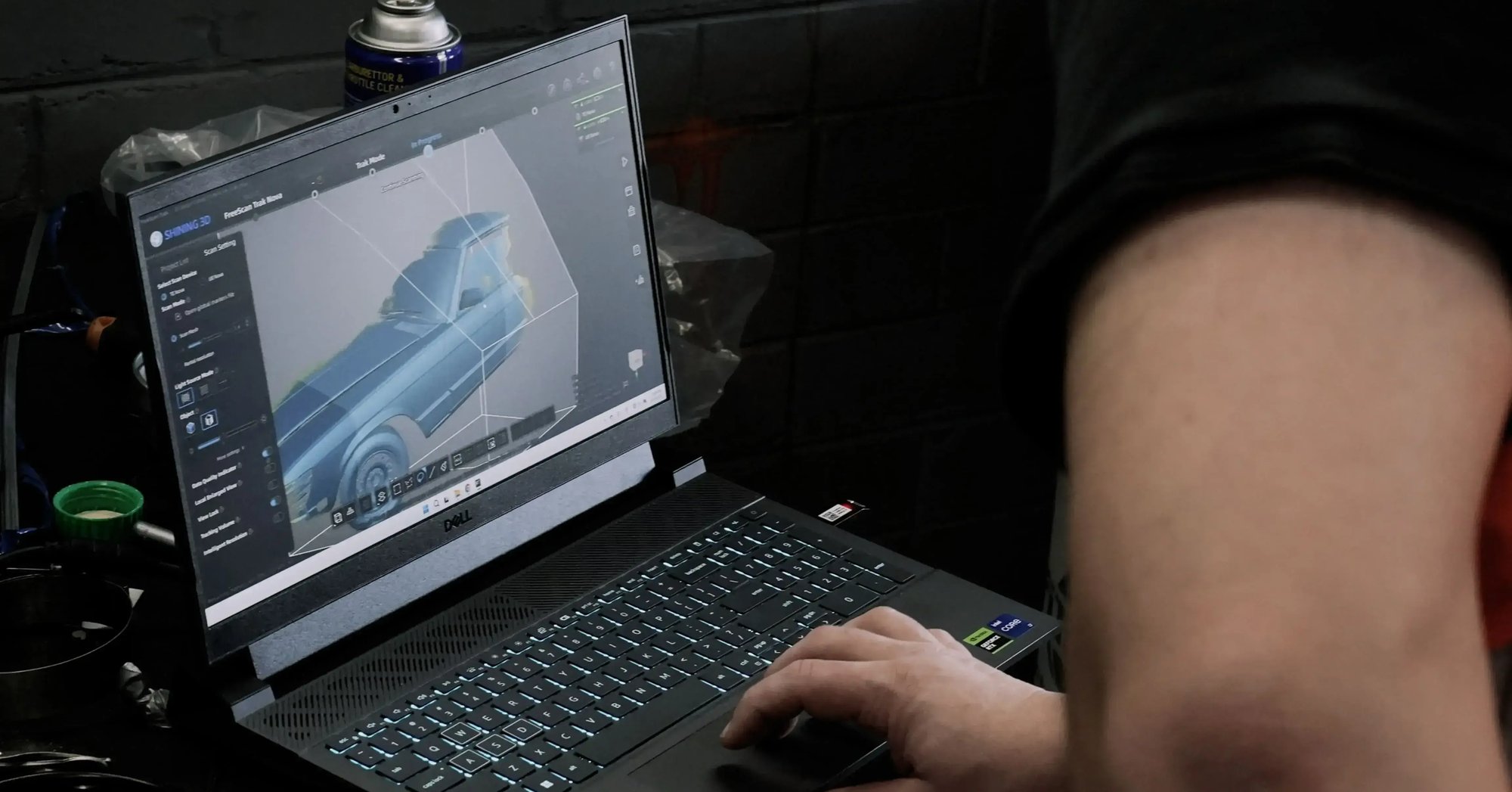 Checking the scanned data